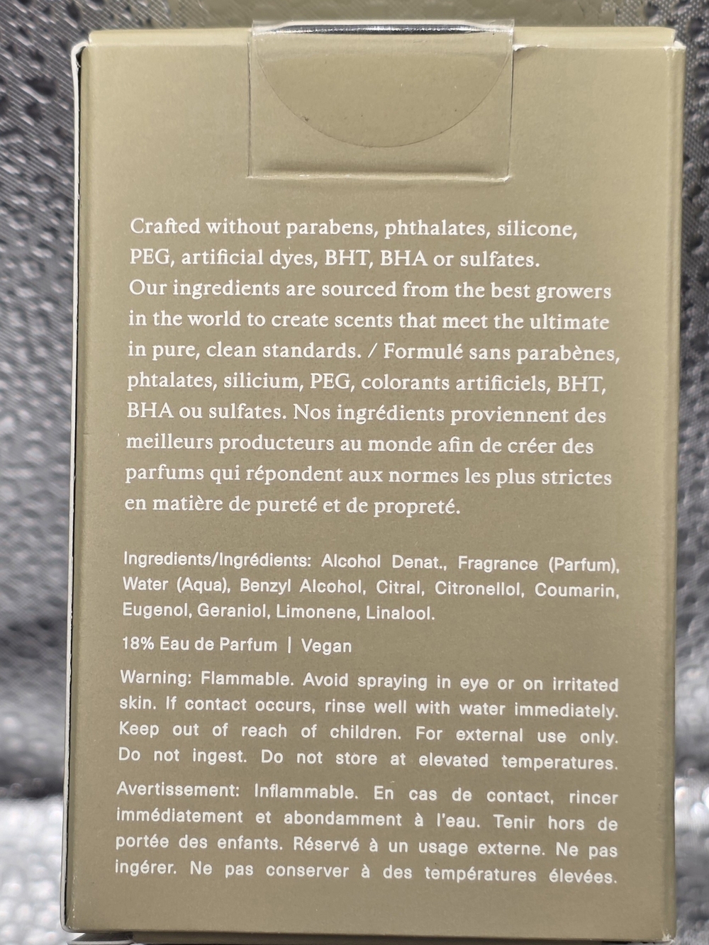 Essentials Cuir Rose Perfume in Beige Packaging - Picture 4 of 8